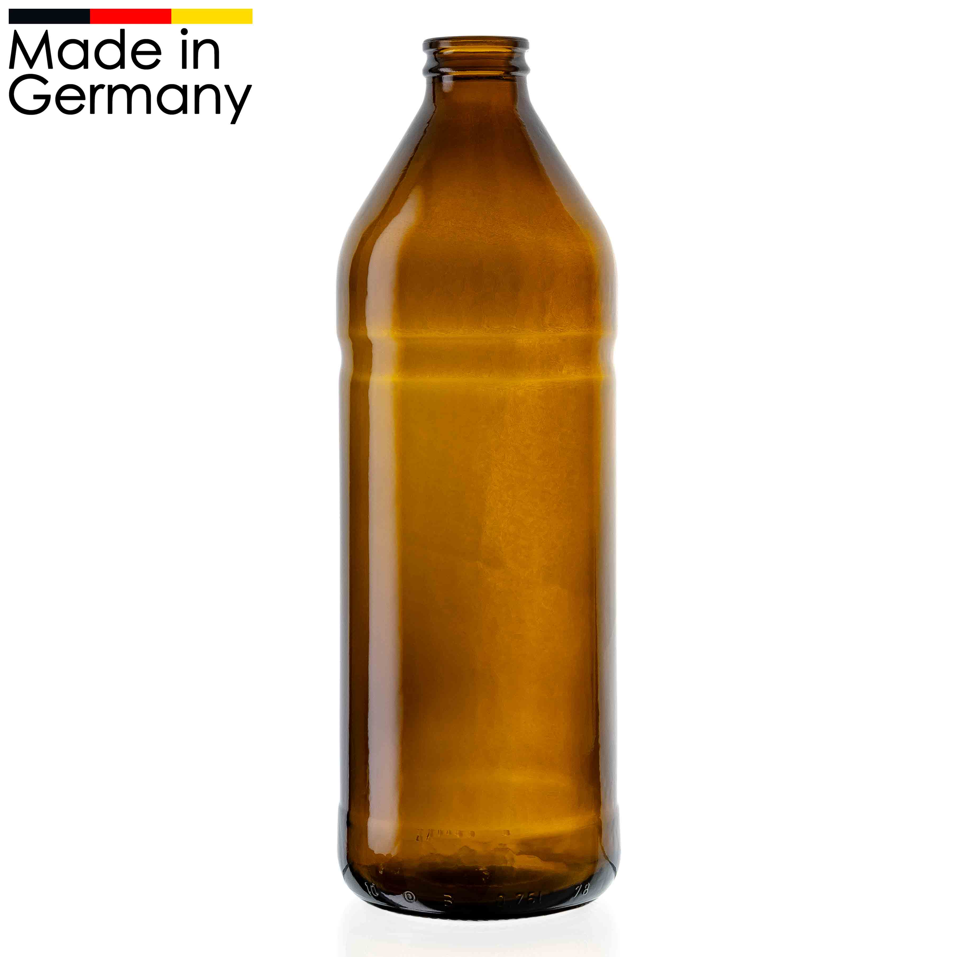 750 ml Ölflasche Noury Braun mit Rical-Mündung - Flaschenbauer