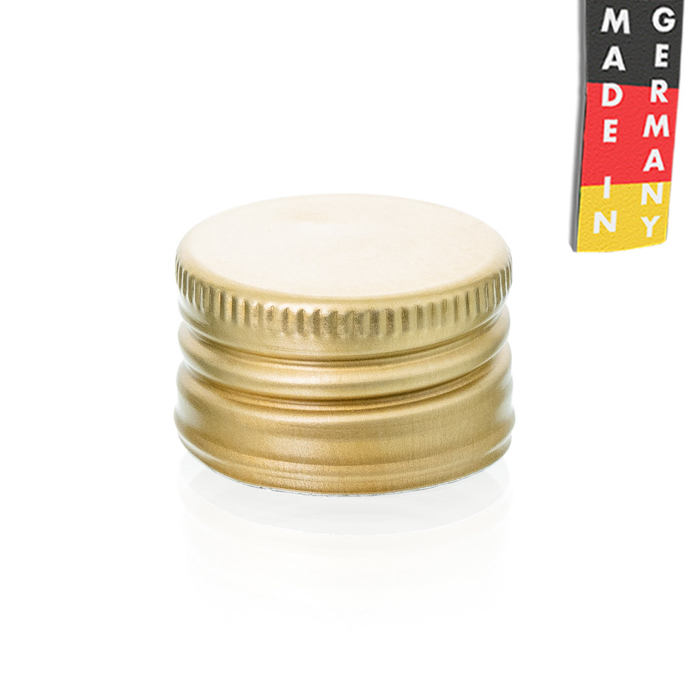 Handverschraubung 28 mm Gold  - VHAND28G - Flaschenverschlüsse - Flaschenbauer