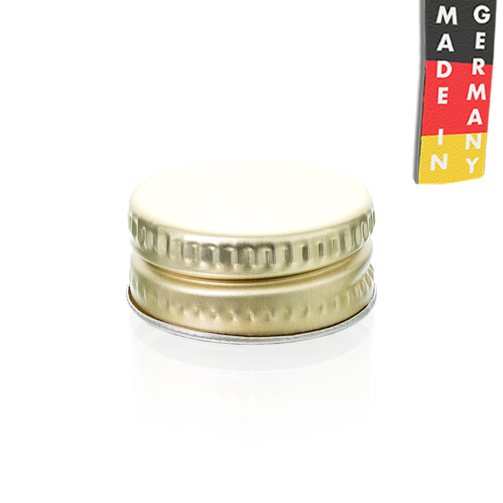 Handverschraubung 28 mm gold gasdicht